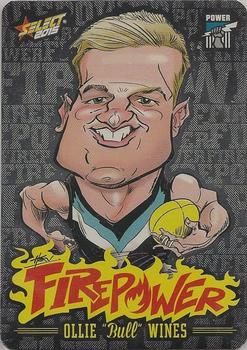 2015 Select AFL Champions - Firepower Caricatures #FC41 Ollie Wines Front